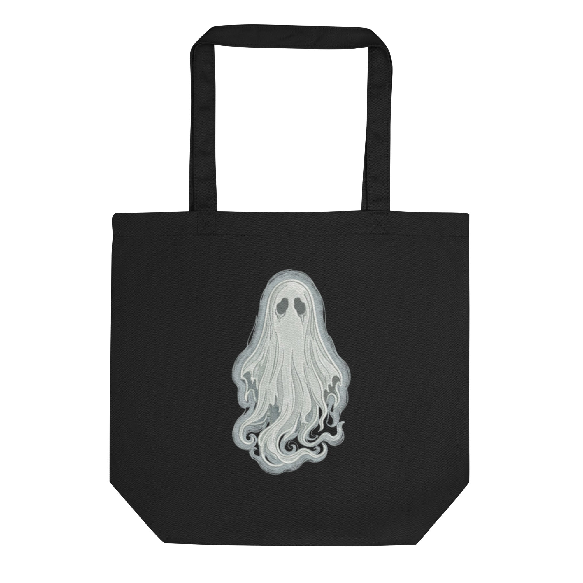 Maison Maryim Ghost Collection — Spectre Embroidered Tote in Noir