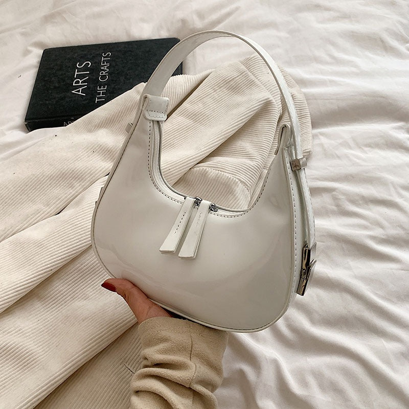 Maison Maryim Patent Leather Underarm Bag