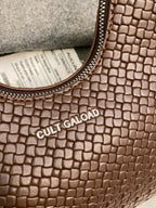 Maison Maryim Textured Vegan Leather Shoulder Bag