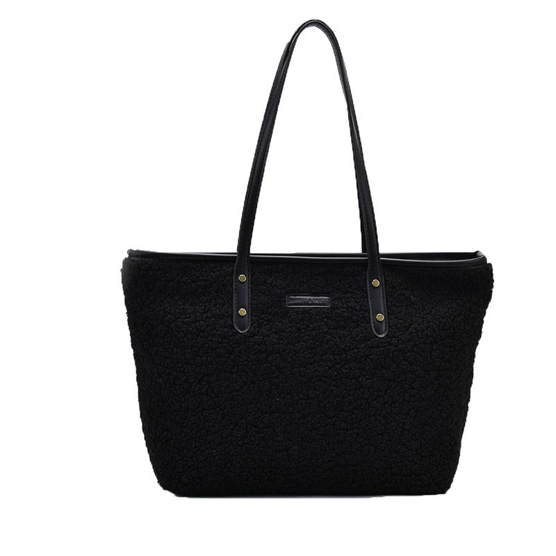 Maison Maryim Signature Lambskin Tote — styled view — handbag