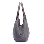 Maison Maryim Canvas Utility Tote — side view — tote
