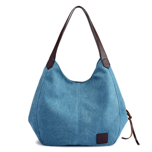 Maison Maryim Canvas Utility Tote — close-up detail — tote