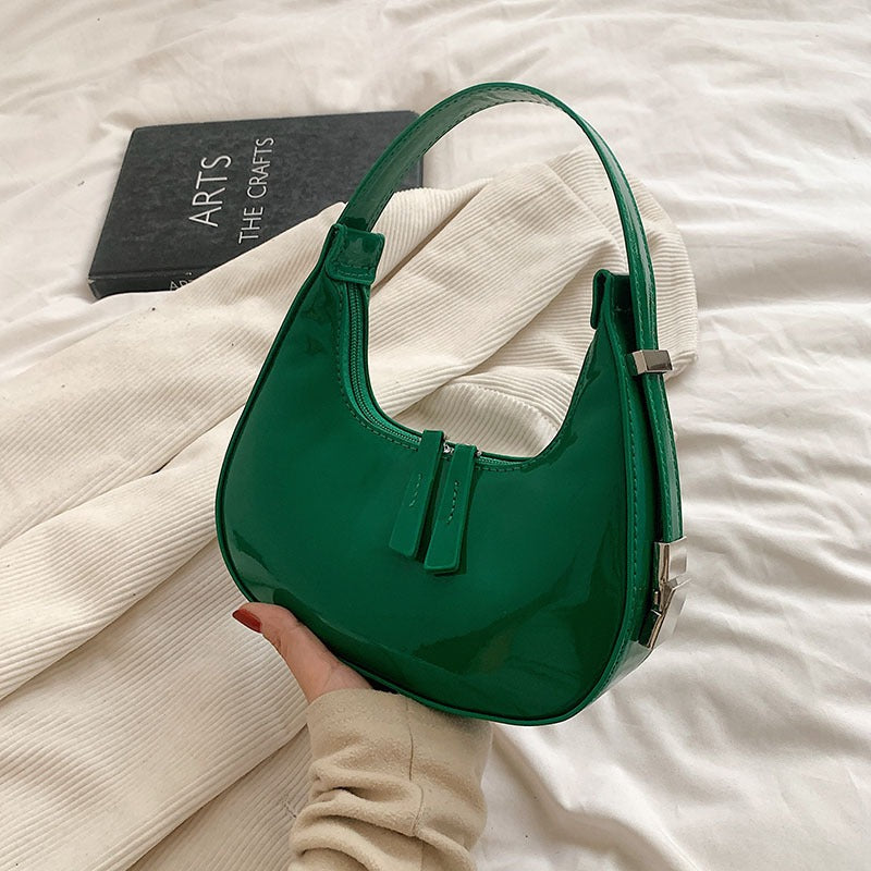 Maison Maryim Patent Leather Underarm Bag