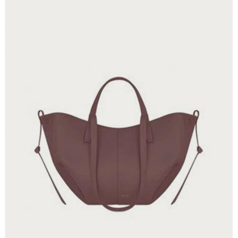 Maison Maryim Lychee-Grain Leather Tote — detail view — tote