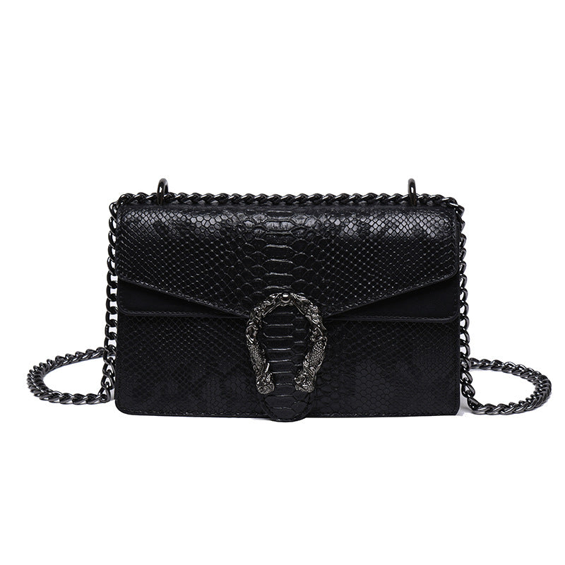 Maison Maryim Croc-Embossed Evening Bag — styled view — evening bag