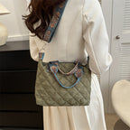Maison Maryim Quilted Topstitch Tote