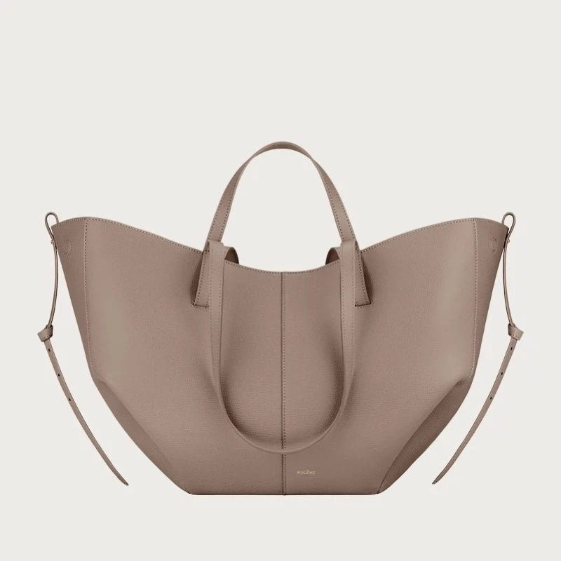 Maison Maryim Lychee-Grain Leather Tote