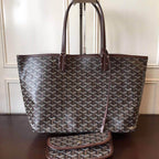 Maison Maryim Houndstooth Shopper Tote