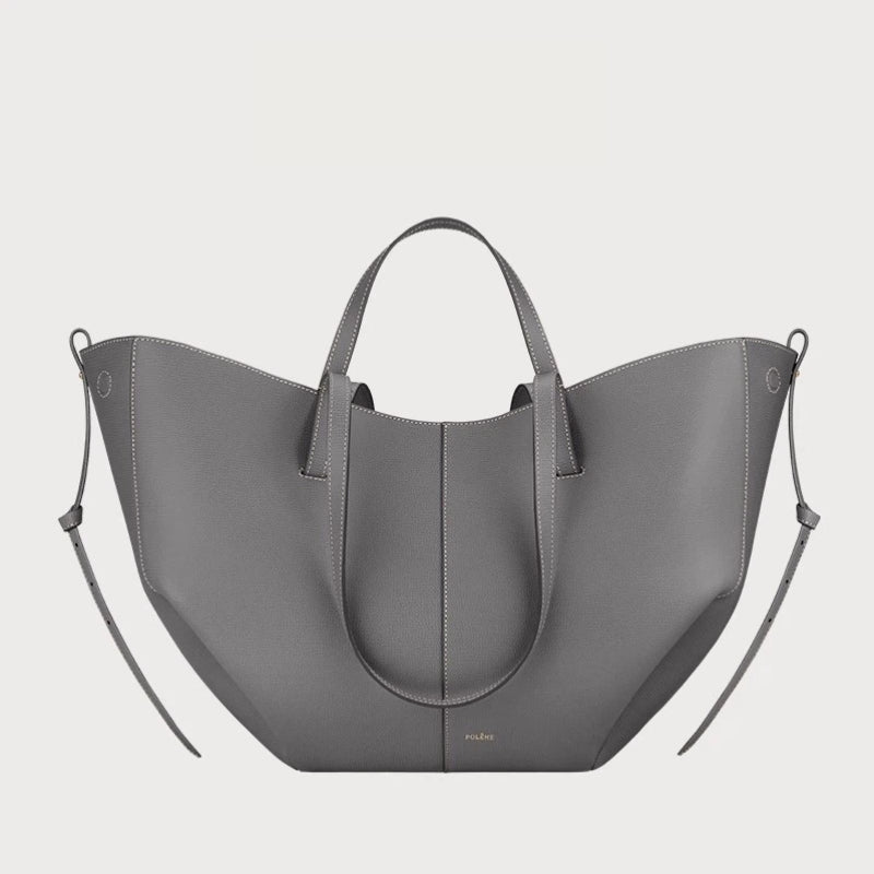 Maison Maryim Lychee-Grain Leather Tote