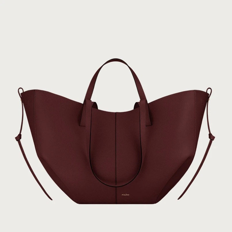 Maison Maryim Lychee-Grain Leather Tote