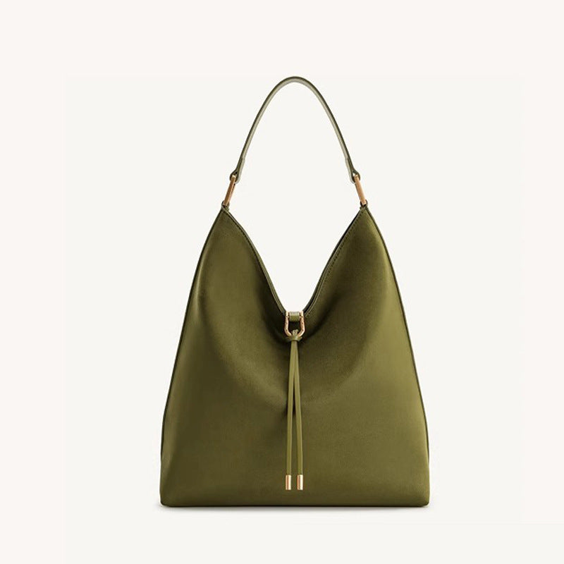 Maison Maryim Relaxed Shoulder Tote — close-up detail — shoulder bag