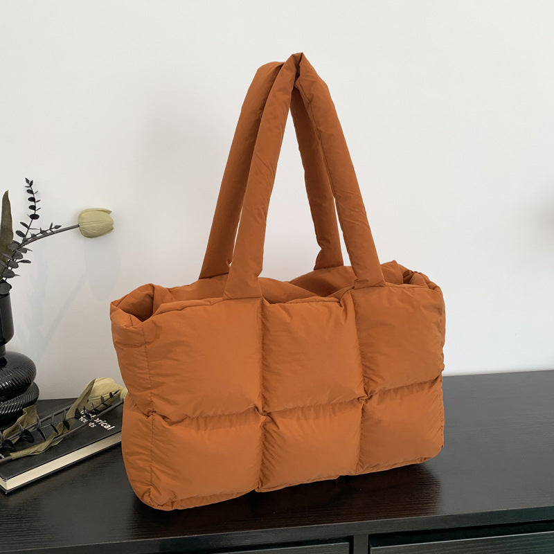 Maison Maryim Quilted Puffer Shoulder Bag
