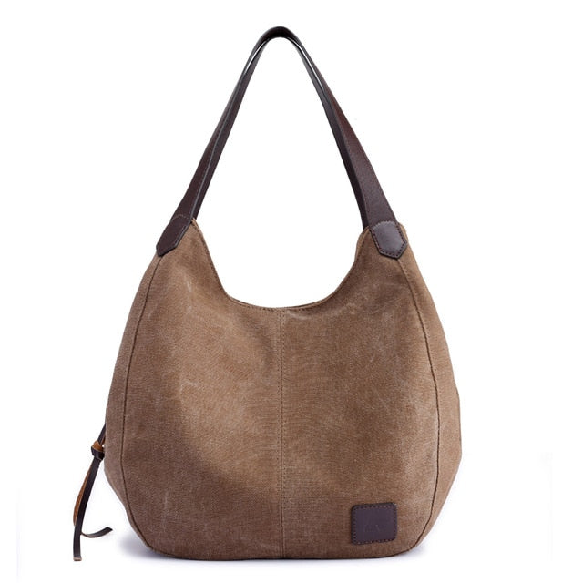 Maison Maryim Canvas Utility Tote — close-up detail — tote