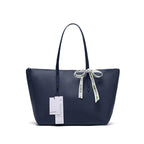 Maison Maryim Croc-Embossed Commuter Tote — vegan leather tote with croc-embossed finish, Élégance collection