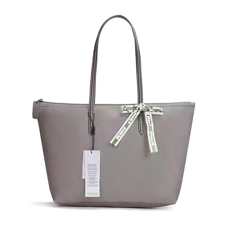 Maison Maryim Croc-Embossed Commuter Tote — vegan leather tote with croc-embossed finish, Élégance collection