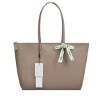 Maison Maryim Croc-Embossed Commuter Tote — vegan leather tote with croc-embossed finish, Élégance collection