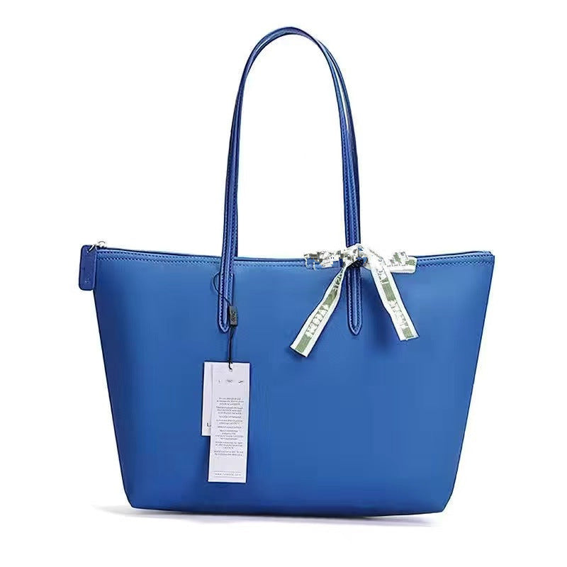 Maison Maryim Croc-Embossed Commuter Tote — vegan leather tote with croc-embossed finish, Élégance collection