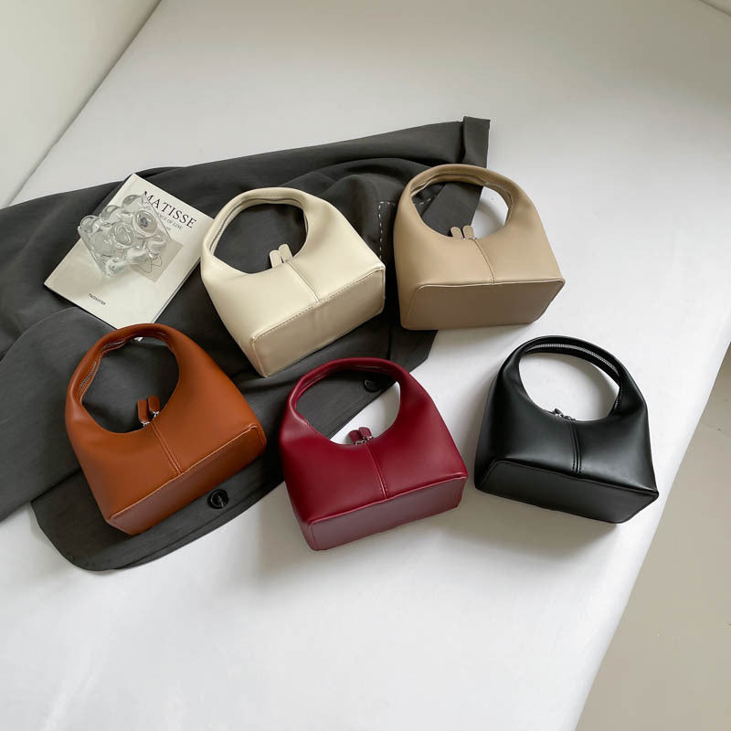 Maison Maryim Embroidered Petite Tote — vegan leather bag with delicate embroidery detail, Signature collection