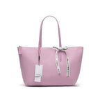 Maison Maryim Croc-Embossed Commuter Tote — vegan leather tote with croc-embossed finish, Élégance collection