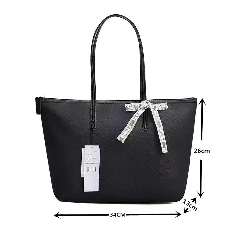 Maison Maryim Croc-Embossed Commuter Tote — vegan leather tote with croc-embossed finish, Élégance collection