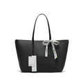 Maison Maryim Croc-Embossed Commuter Tote — vegan leather tote with croc-embossed finish, Élégance collection